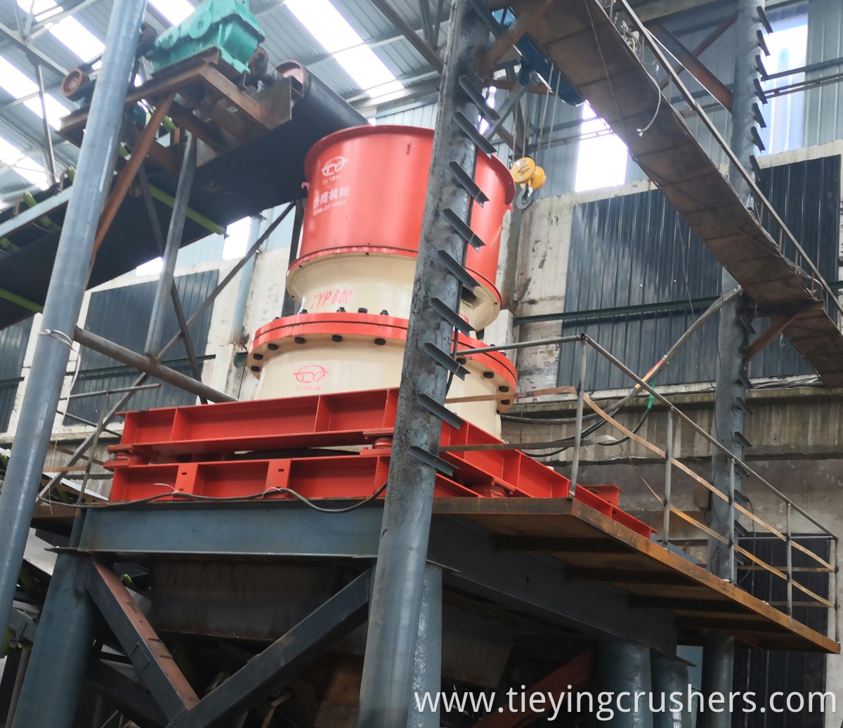 Compound Spring Cone Crusher at Site